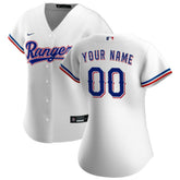 Texas Rangers Nike Women's Home Replica Custom Jersey - MLB Jerseys