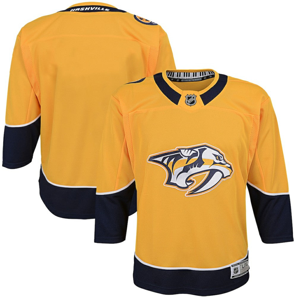 Nashville Predators Youth Home Premier Blank Jersey - NHL Jerseys