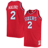 Red Moses Malone Philadelphia 76ers 1982/83 Big & Tall Hardwood Classics Swingman Jersey | NBA