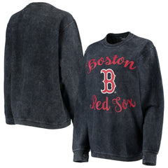 Boston Red Sox G-III 4Her by Carl Banks Women's Script Comfy Cord Pullover Sweatshirt - MLB Pullover