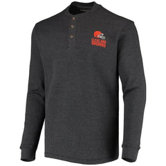 Cleveland Browns Dunbrooke Logo Maverick Thermal Henley Long Sleeve T-Shirt | NFL Outlet