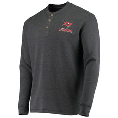 Tampa Bay Buccaneers Dunbrooke Logo Maverick Thermal Henley Long Sleeve T-Shirt | NFL Online
