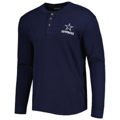 Dallas Cowboys Maverick Thermal Henley Long Sleeve T-Shirt | NFL New