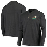Miami Dolphins Dunbrooke Logo Maverick Thermal Henley Long Sleeve T-Shirt | NFL Discount