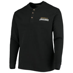 Jacksonville Jaguars Dunbrooke Logo Maverick Thermal Henley Long Sleeve T-Shirt | NFL Sale
