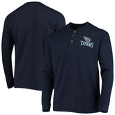 Tennessee Titans Dunbrooke Logo Maverick Thermal Henley Long Sleeve T-Shirt | NFL Near me