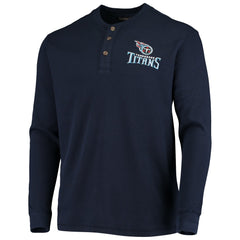 Tennessee Titans Dunbrooke Logo Maverick Thermal Henley Long Sleeve T-Shirt | NFL Near me