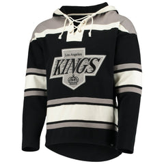 Luc Robitaille Los Angeles Kings '47 Retired Player Name & Number Lacer Pullover Hoodie - NHL Hoodies