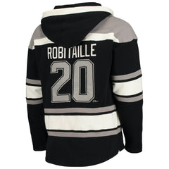 Luc Robitaille Los Angeles Kings '47 Retired Player Name & Number Lacer Pullover Hoodie - NHL Hoodies