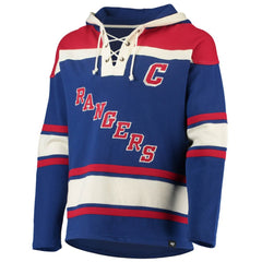 Wayne Gretzky New York Rangers '47 Retired Player Name & Number Lacer Pullover Hoodie - NHL Hoodies