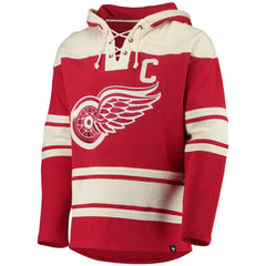 Gordie Howe Detroit Red Wings '47 Retired Player Name & Number Lacer Pullover Hoodie - NHL Hoodies