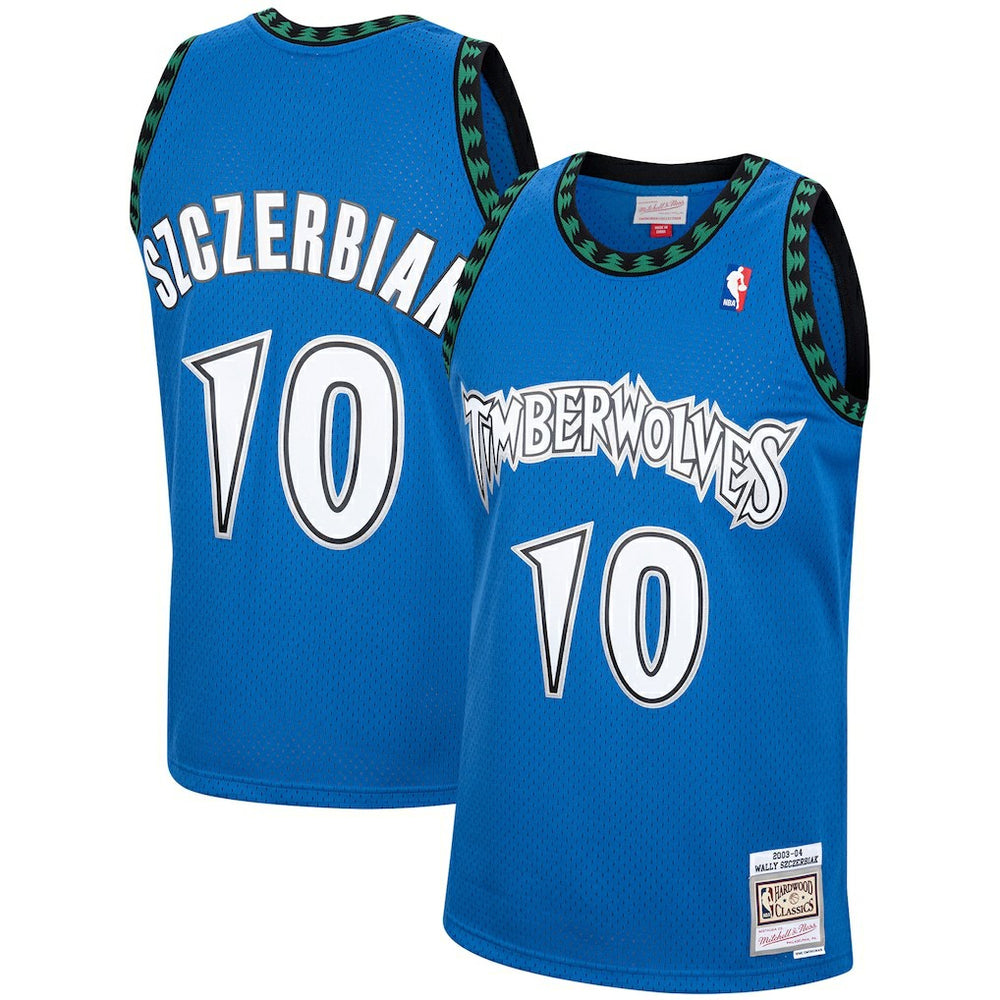 Blue Wally Szczerbiak Minnesota Timberwolves 2003/04 Hardwood Classics Swingman Jersey | NBA