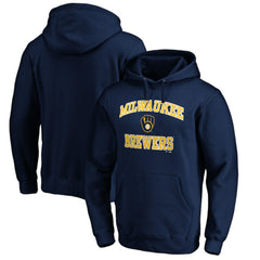 Milwaukee Brewers Heart & Soul Pullover Hoodie - MLB Hoodies