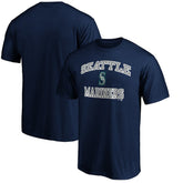 Seattle Mariners Fanatics MTO Label Heart & Soul T-Shirt - MLB T-shirts