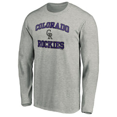 Colorado Rockies Team Heart & Soul Long Sleeve T-Shirt - MLB T-shirts