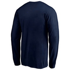 Men's Navy Los Angeles Angels Team Heart & Soul Long Sleeve T-Shirt - MLB T-shirts