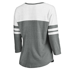 San Diego Padres Fanatics Women's Official Wordmark 3/4 Sleeve V-Neck T-Shirt - MLB T-shirts