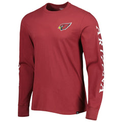 Arizona Cardinals '47 Triple Threat Franklin Long Sleeve T-Shirt | NFL Outlet