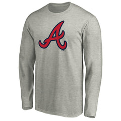 Atlanta Braves Official Team Logo Long Sleeve T-Shirt - MLB T-shirts