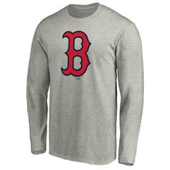Boston Red Sox Official Team Logo Long Sleeve T-Shirt - MLB T-shirts