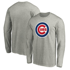 Chicago Cubs Official Team Logo Long Sleeve T-Shirt - MLB T-shirts