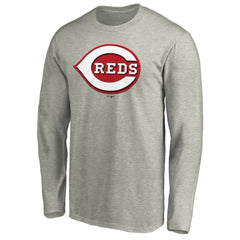 Cincinnati Reds Official Team Logo Long Sleeve T-Shirt - MLB T-shirts