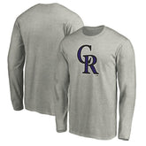 Colorado Rockies Official Team Logo Long Sleeve T-Shirt - MLB T-shirts