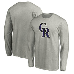 Colorado Rockies Official Team Logo Long Sleeve T-Shirt - MLB T-shirts