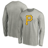 Pittsburgh Pirates Official Team Logo Long Sleeve T-Shirt - MLB T-shirts