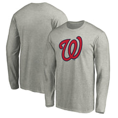 Washington Nationals Official Team Logo Long Sleeve T-Shirt - MLB T-shirts