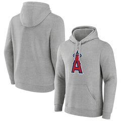 Los Angeles Angels Official Logo Fitted Pullover Hoodie - MLB Hoodies