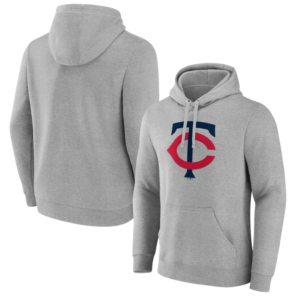 Minnesota Twins Official Logo Fitted Pullover Hoodie - MLB Hoodies