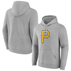 Pittsburgh Pirates Official Logo Fitted Pullover Hoodie - MLB Hoodies