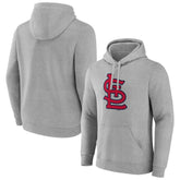 St. Louis Cardinals Official Logo Fitted Pullover Hoodie - MLB Hoodies