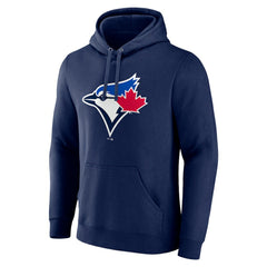Toronto Blue Jays Official Logo Fitted Pullover Hoodie - MLB Hoodies
