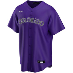 Colorado Rockies Nike Alternate Replica Custom Jersey - MLB Jerseys