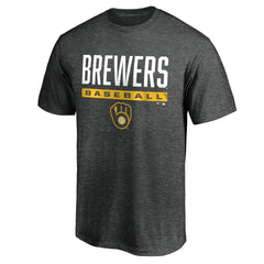Milwaukee Brewers Win Stripe Logo T-Shirt - MLB T-shirts