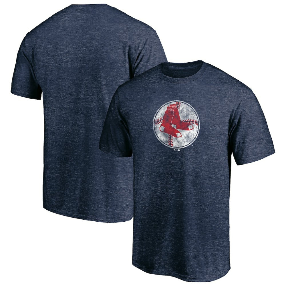 Boston Red Sox Cooperstown Collection True Classics Throwback Logo Tri-Blend T-Shirt - MLB T-shirts
