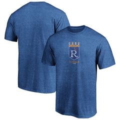 Kansas City Royals Cooperstown Collection True Classics Throwback Logo Tri-Blend T-Shirt - MLB T-shirts