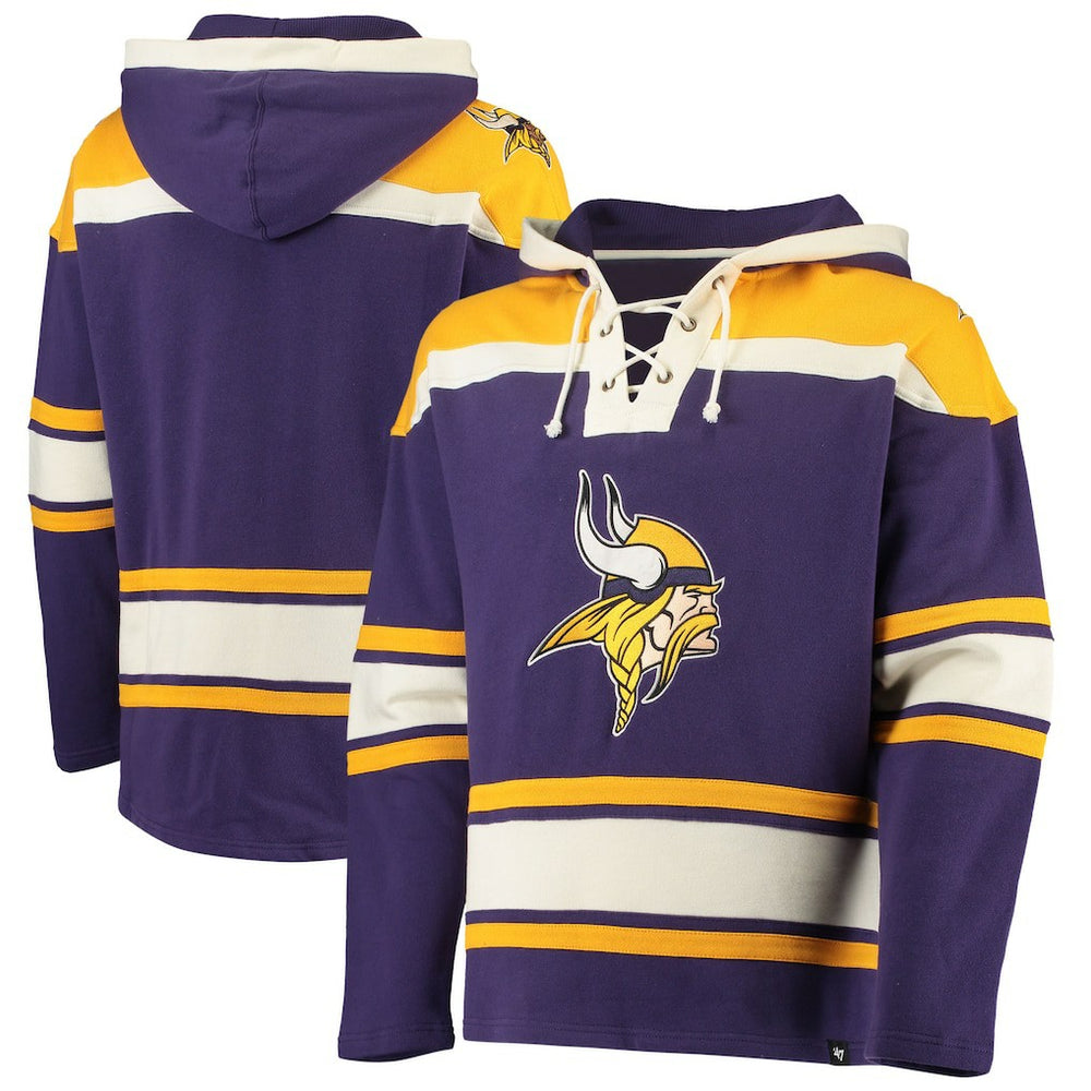 Minnesota Vikings '47 Lacer V-Neck Pullover Hoodie | NFL Discount
