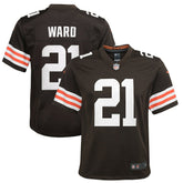 Cleveland Browns Denzel Ward Youth Game Jersey | NFL Hot
