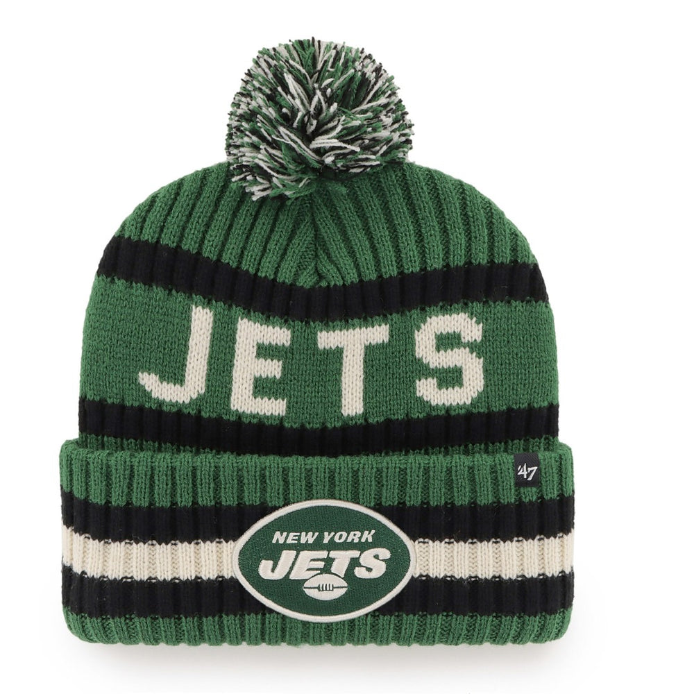 New York Jets '47 Bering Cuffed Knit Hat with Pom | NFL Near me
