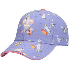 New Orleans Saints '47 Girls Preschool Unicorn Clean Up Adjustable Hat | NFL Near me