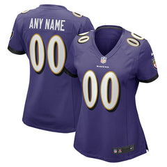 Baltimore Ravens Women's Custom Game Jersey | NFL Near me