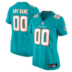Miami Dolphins Women's Custom Game Jersey | NFL Outlet