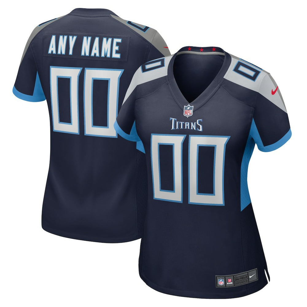 Tennessee Titans Women's Custom Game Jersey | NFL Discount