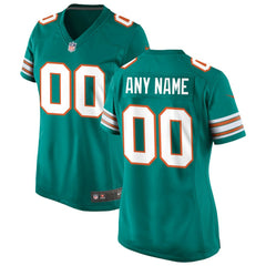 Miami Dolphins Women's Alternate Custom Game Jersey | NFL Near me