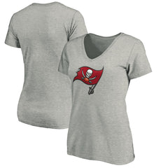 Tampa Bay Buccaneers Women's Primary Logo V-Neck T-Shirt | NFL Hot