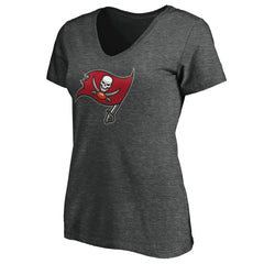 Tampa Bay Buccaneers Women's Primary Logo V-Neck T-Shirt | NFL New