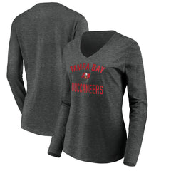 Tampa Bay Buccaneers Women's Victory Arch Long Sleeve V-Neck T-Shirt | NFL On sale